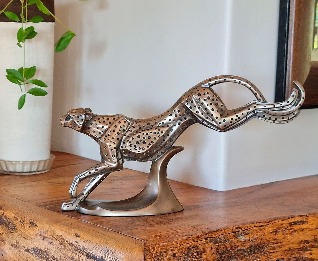 Bronzed Running Cheetah