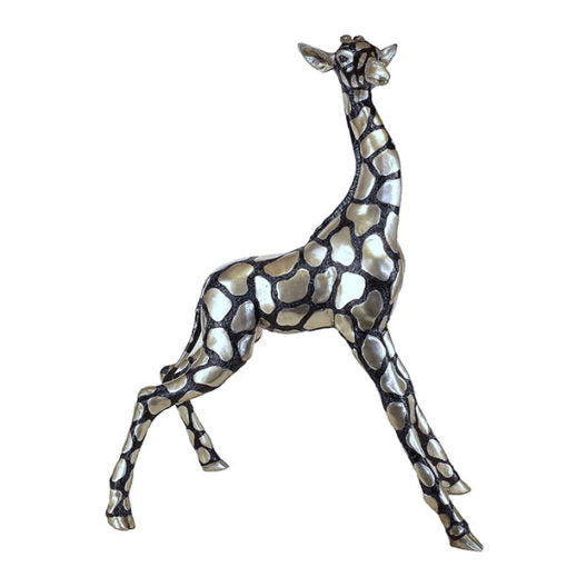 Giraffe Figurine - Silver Plated - Baby