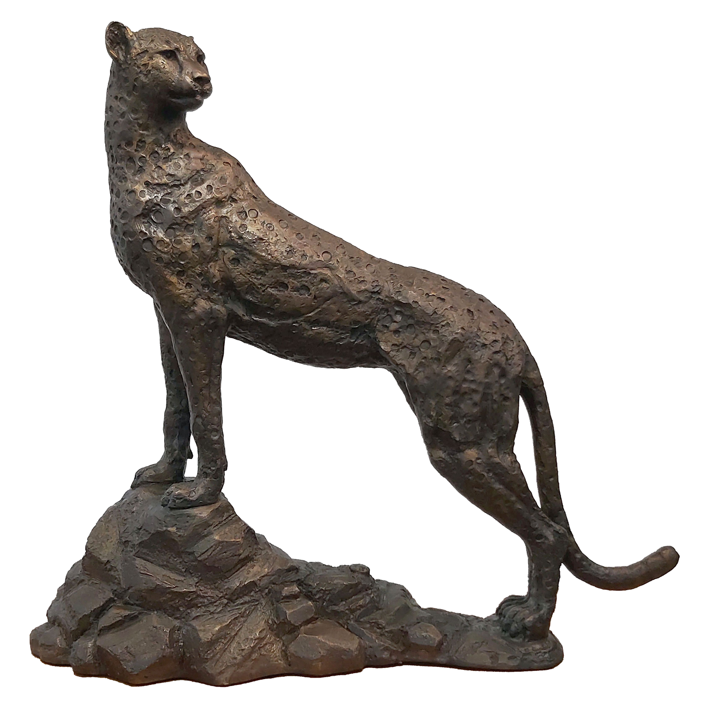 Bronze Cheetah Figurine (Siyaya)