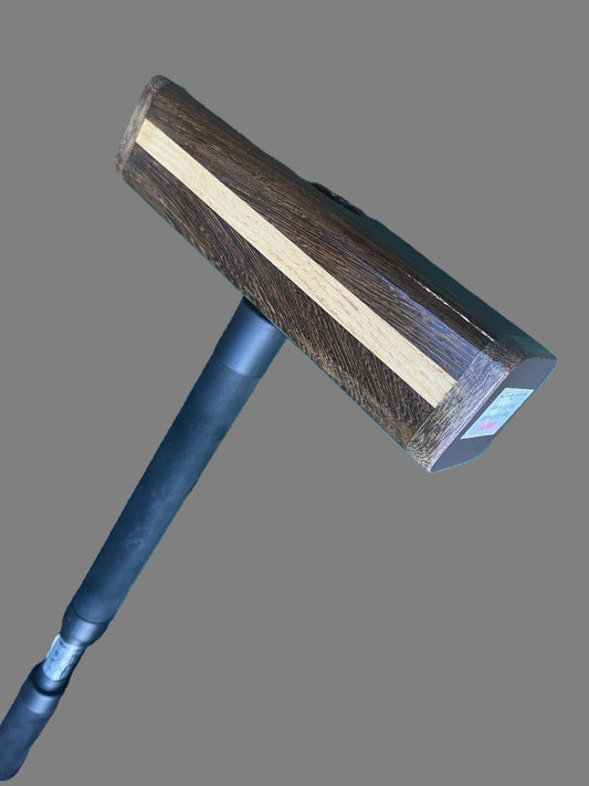 Croquet Mallet - 32.5 inch Shaft, 9.5 inch Mixed Hardwood Head