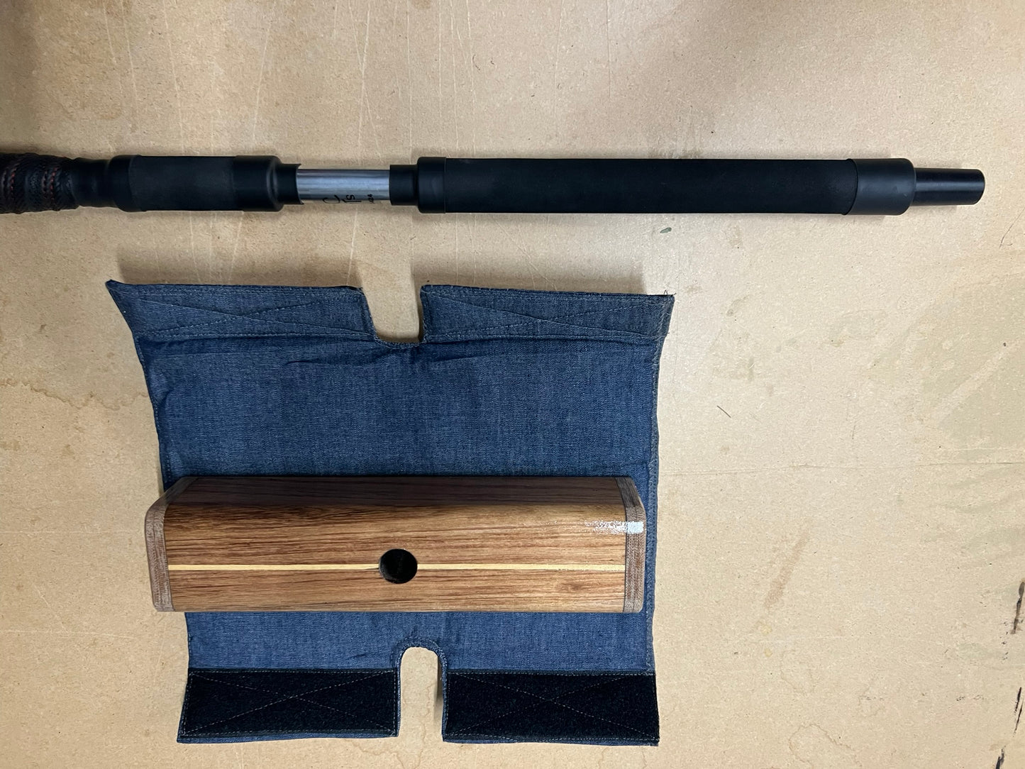 Club Croquet Mallet - Robust Aluminum Shaft, 10 inch Hardwood Head (Blackwood)