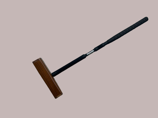 Croquet Mallet - 37inch Shaft, 11 inch Hardwood Head (Teak)