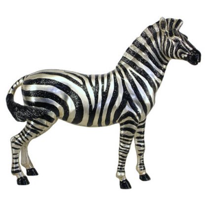 Zebra - Silver Plated - Male (Small)